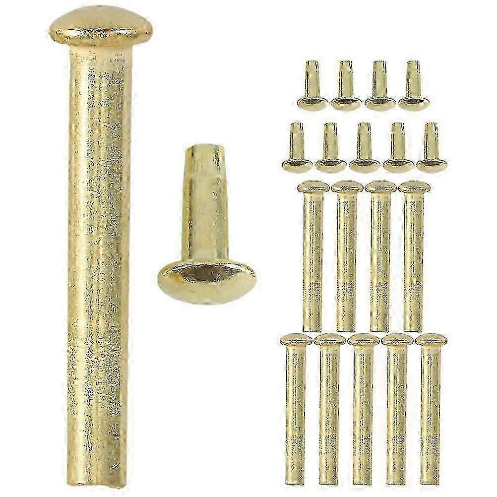 10 Sets Folding Hand Fan Repair Kit: Solid Shaft Rivets, Nuts & Fastener Replacement