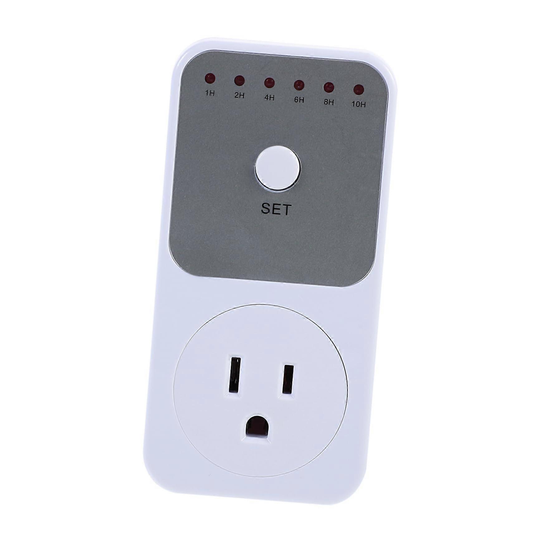 Outlet Timer Plug with Programmable Countdown for Auto Shut Off and Overcharging Protection US