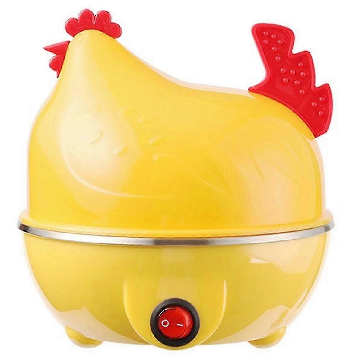 Automatic Power-Off Egg Cooker with Steamer Function and EU Plug Edition 0112