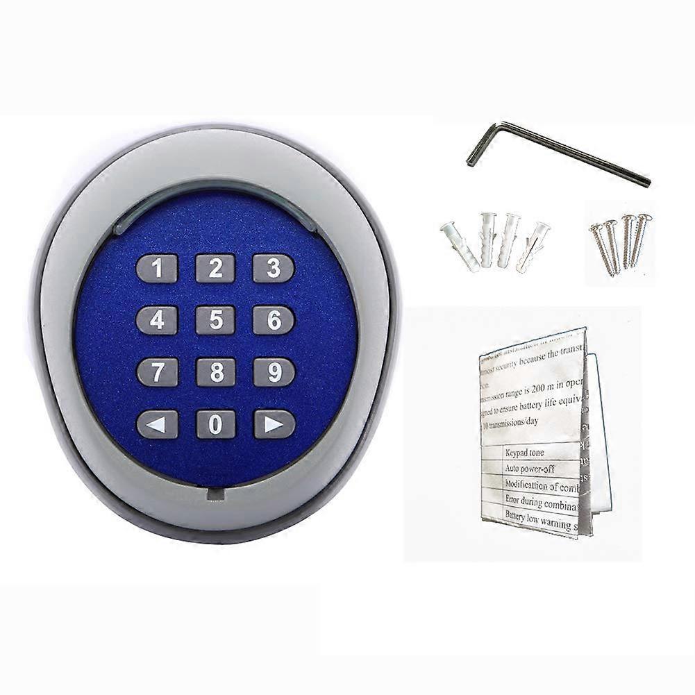 Wireless Gate Keypad with Secure Dual Channel Access, Weatherproof Keyless Entry for Automatic Gate