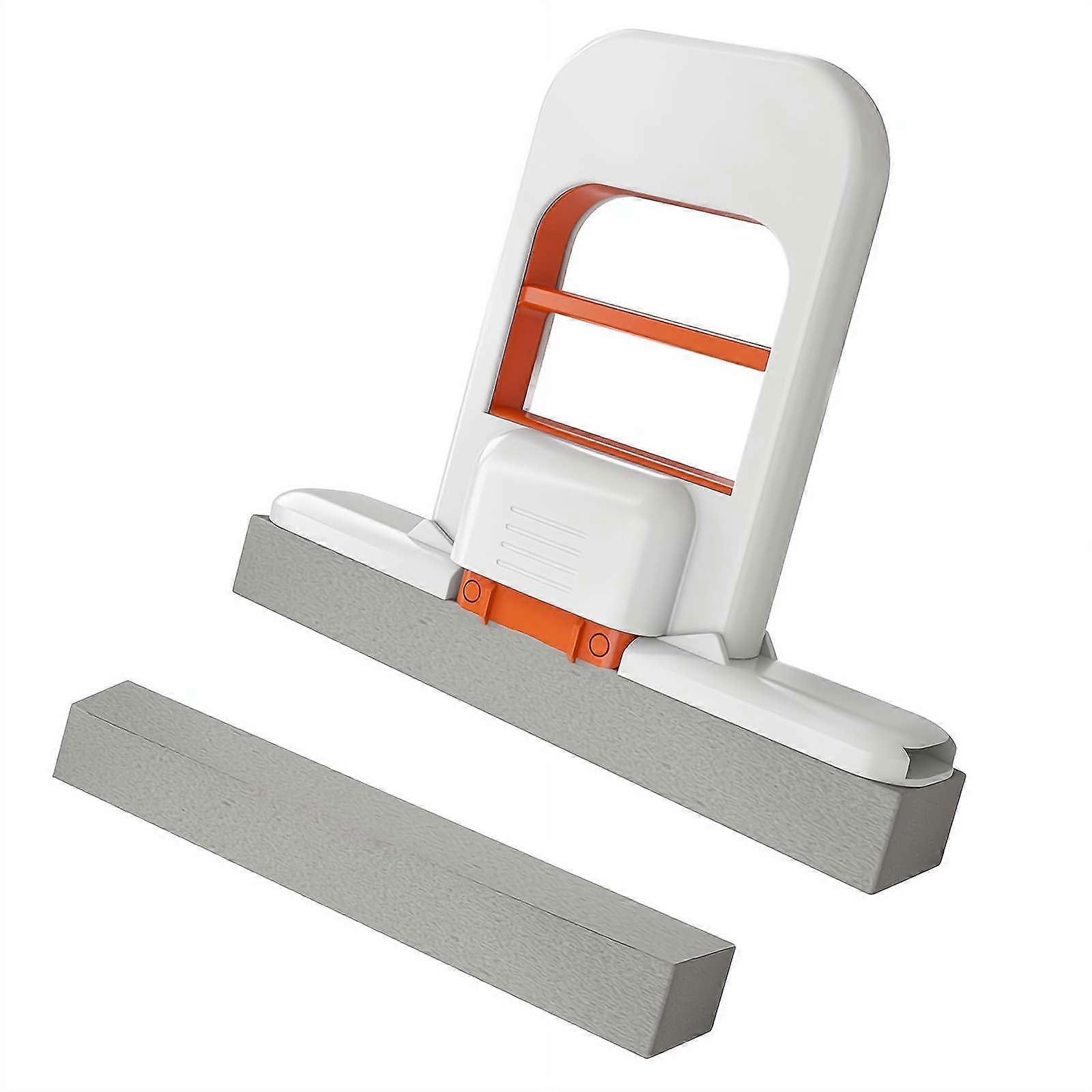 Mini Mop with 360° Rotating Head, Foldable SelfSqueeze Sponge Mop for Wet and Dry Cleaning