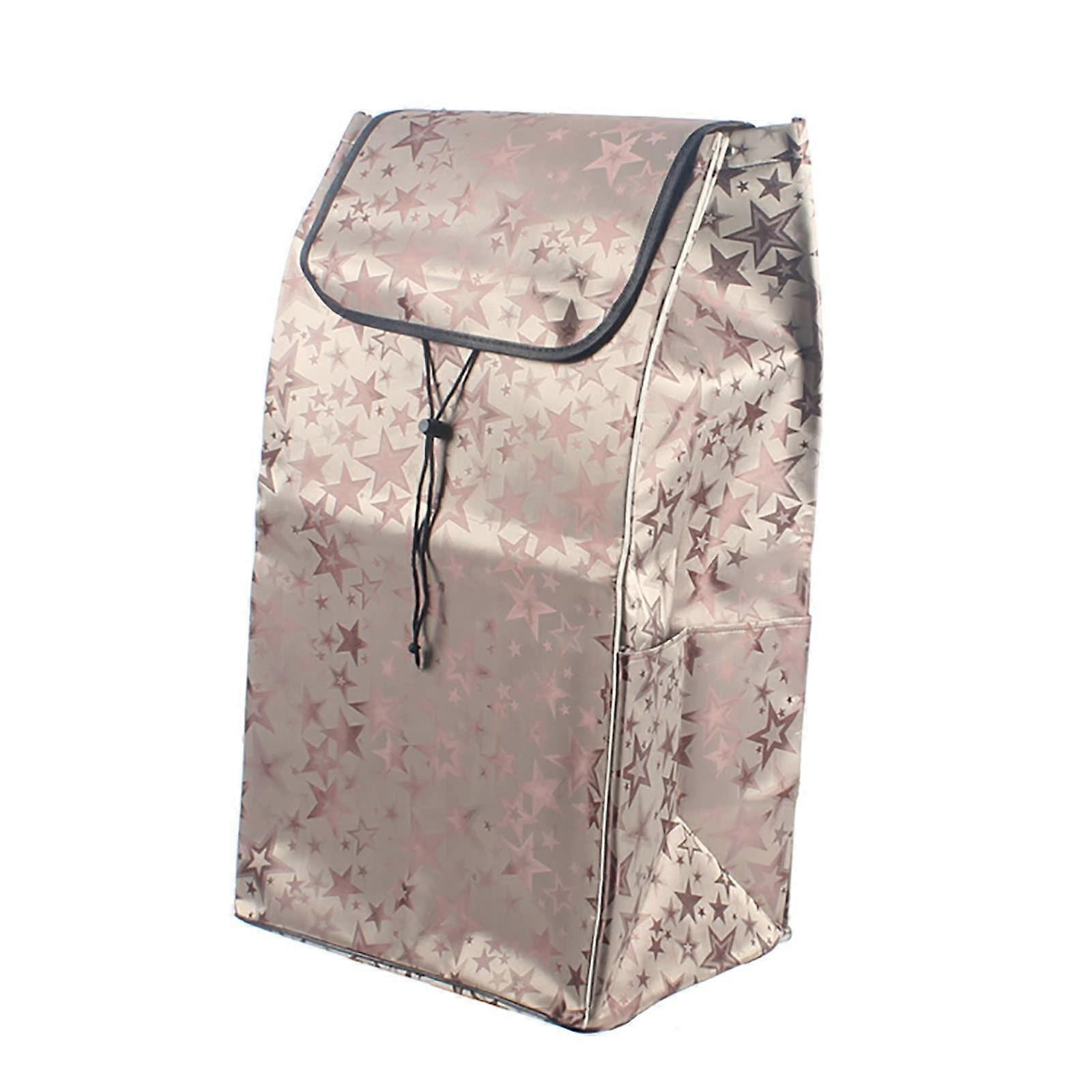 Shopping Trolley Bag 80L Large Capacity Reusable Replacement Bag with Side Pockets Durable Fabric