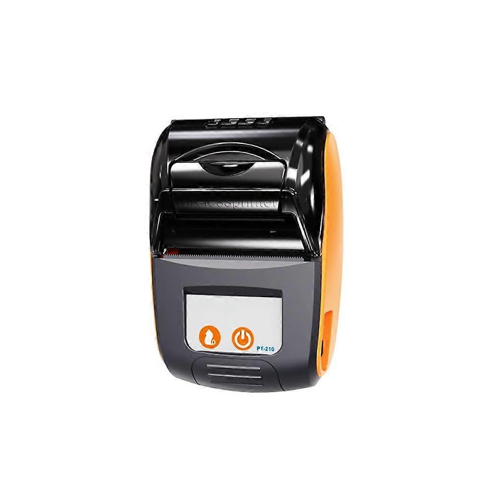 PT210 58mm Portable Thermal Receipt and Barcode Printer for Small Business Orange