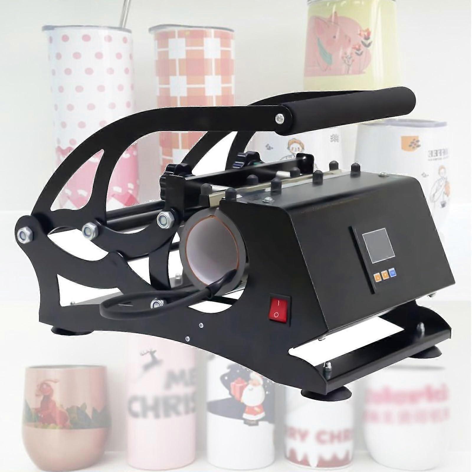 Pneumatic Mug Heat Press for Sublimation with Consistent Pressure Control and Even Heating Design