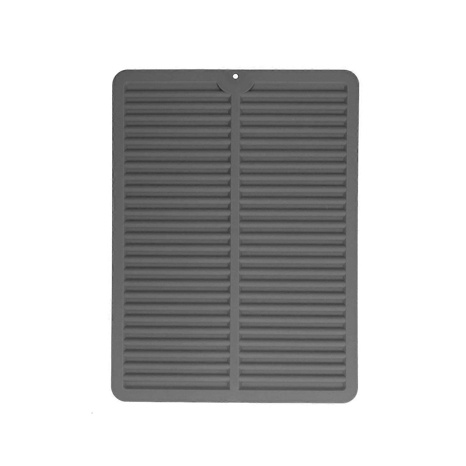 Multi-purpose silicone dish drying mat for kitchen countertops