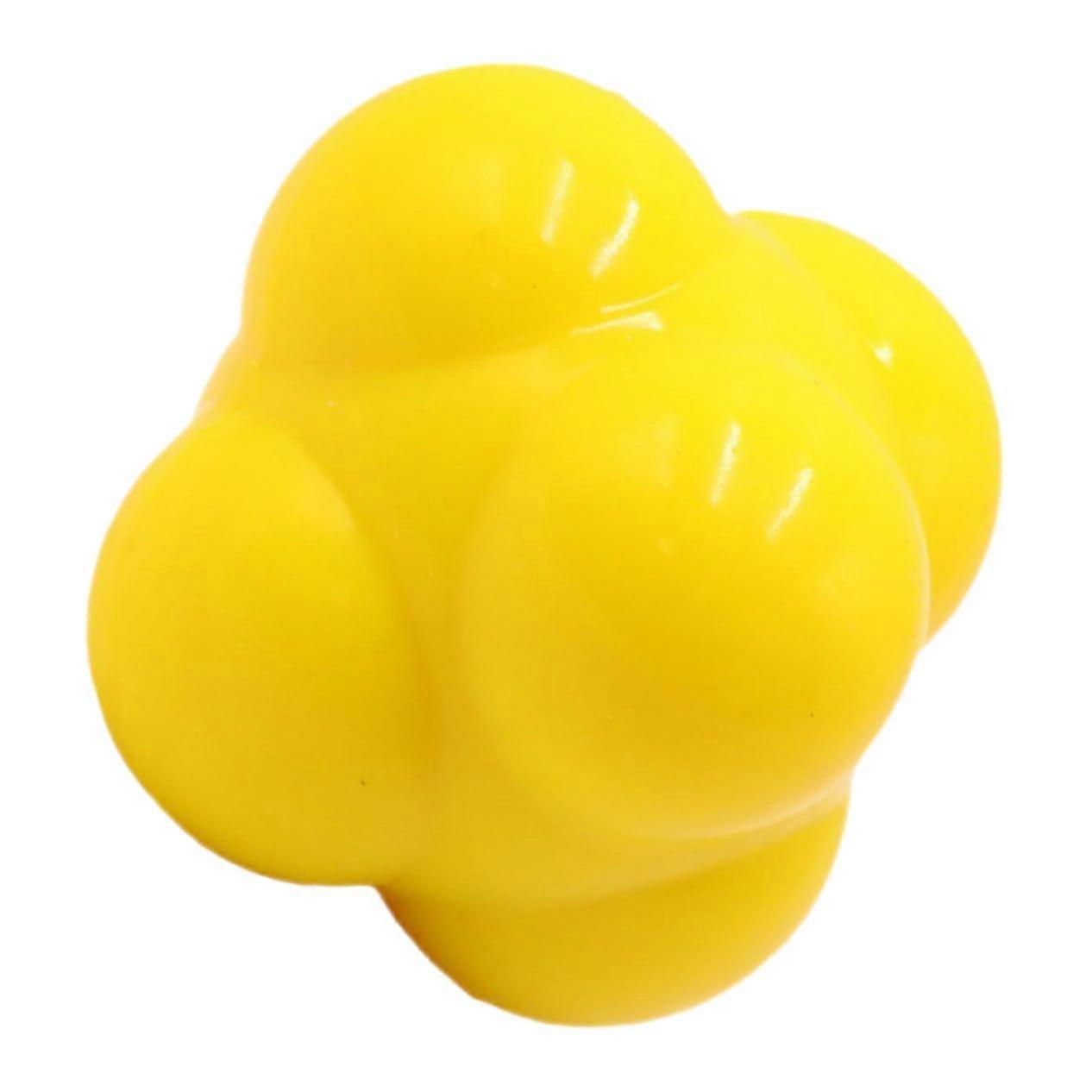 Hexagonal Silicone Reaction Ball Large Agility Training Ball for Speed Reflex and Coordination