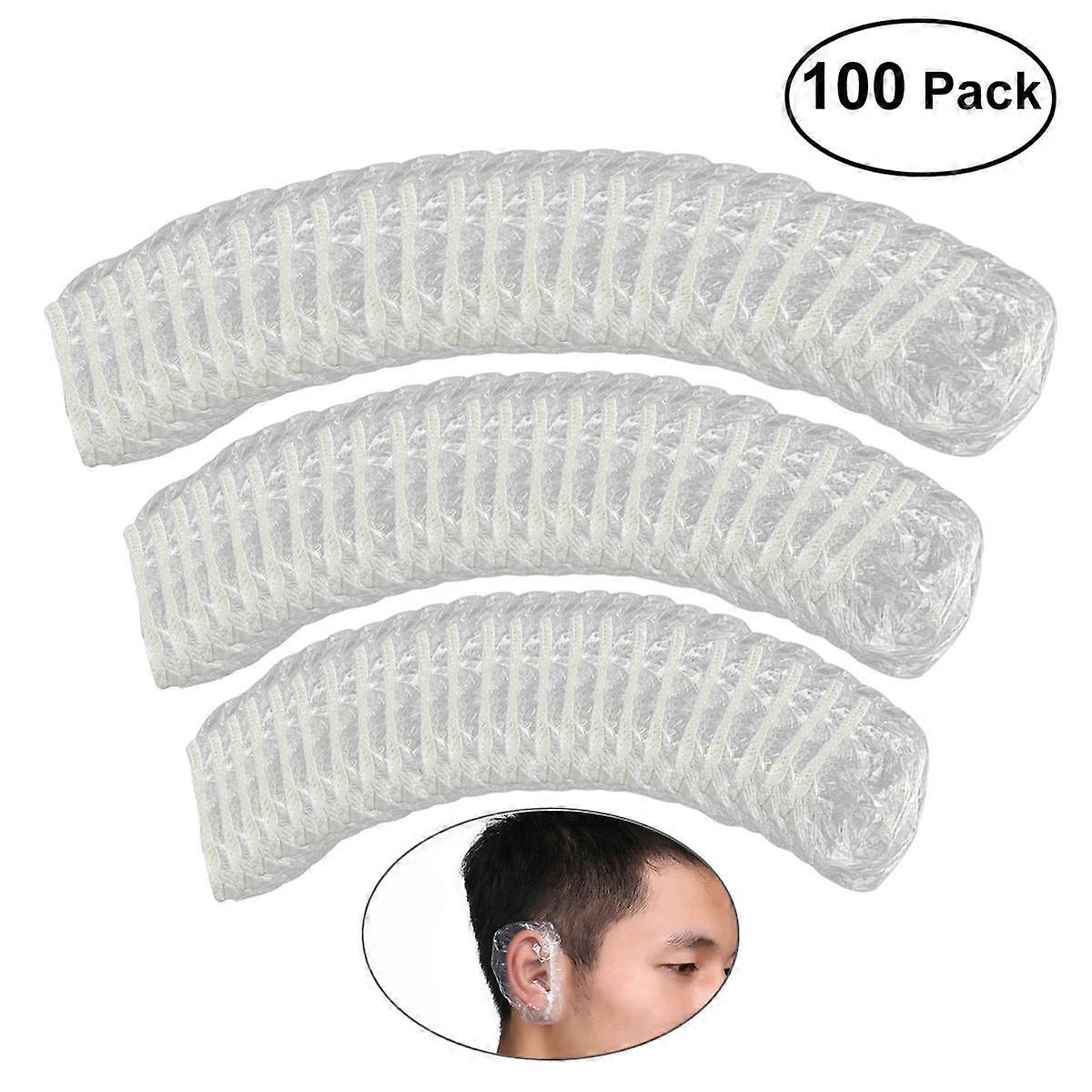 Waterproof Ear Cover Vorcool Disposable Clear Shower Ear Protector 100Pcs