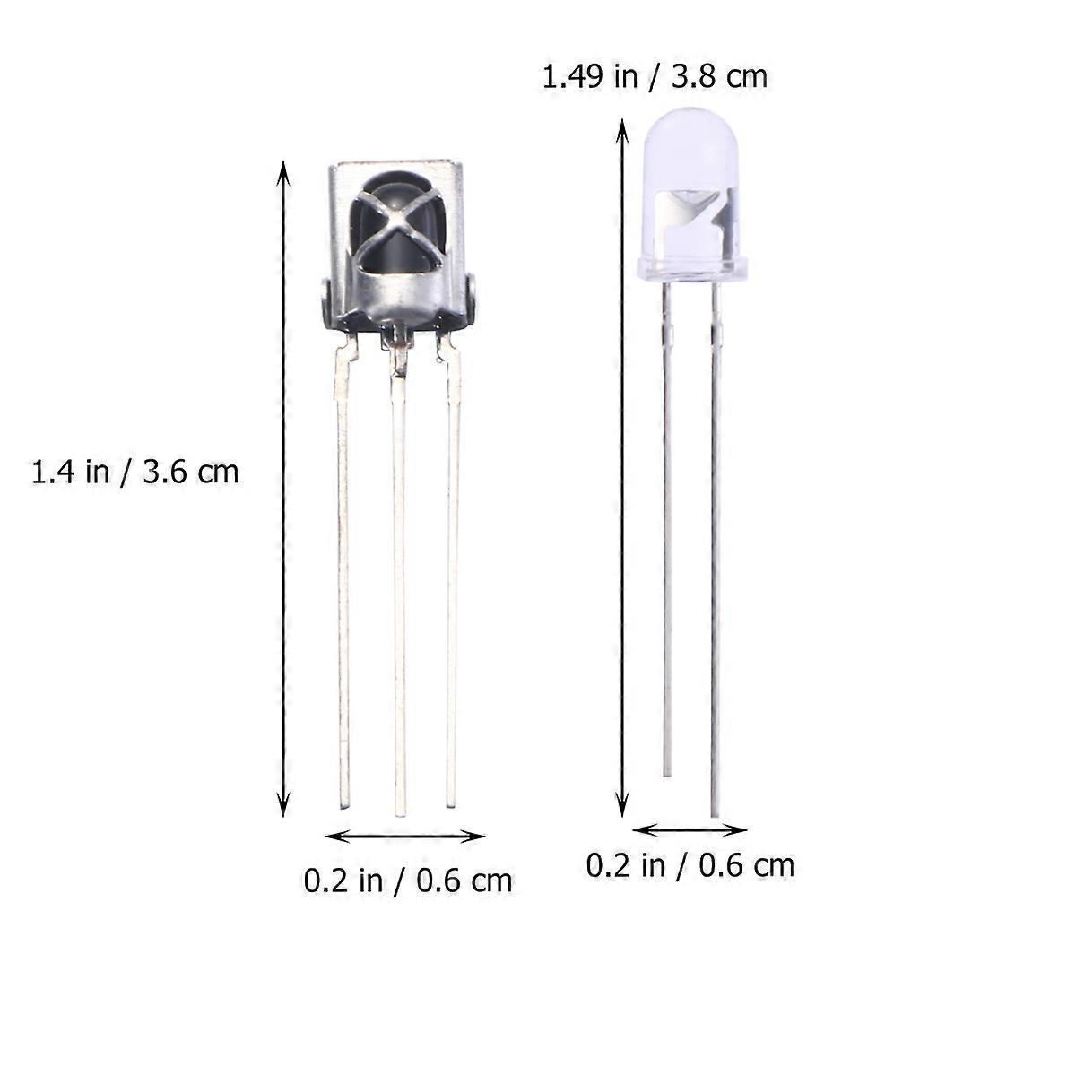 Infrared Red Diode LED Ir Emitter for 5Pairs Set