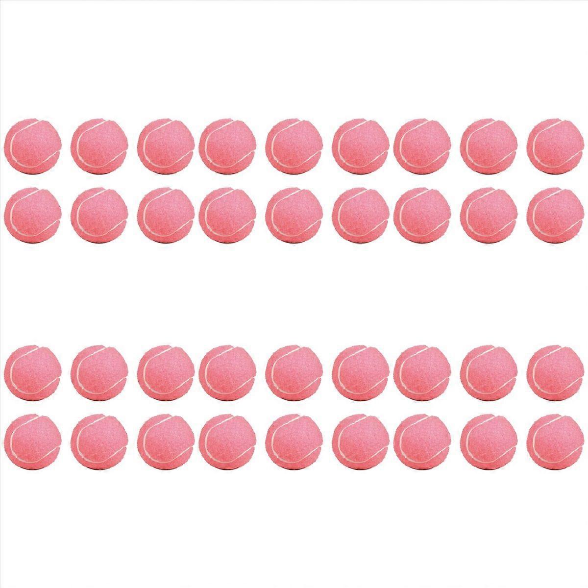 6Pc Pack Pink Tennis Balls Wear- Elastic Training Balls 66mm