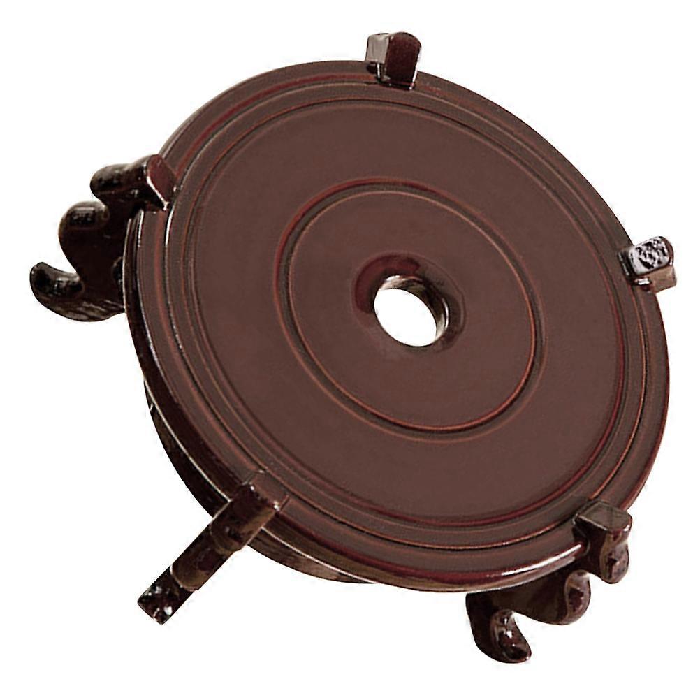 Household Plant Stand Plastic Flowerpot Display Riser 2Pcs Coffee