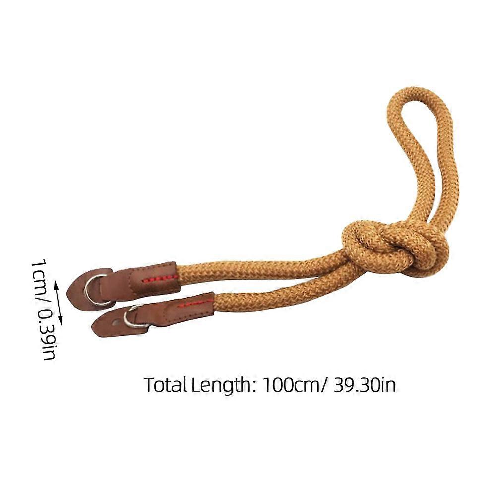 Fashionable Camera Rope for Micro-Single Cameras Coffee Color