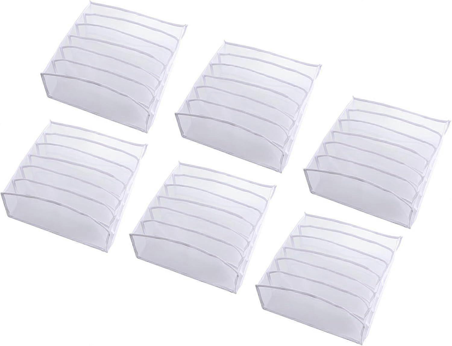 SeraphinaT 6pack Underwear Storage Box, Drawer-type Household Wardrobe, Socks,