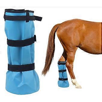 2X Horse Soaking Boots, Ice Boots for Horses Promote Healing, Poultice Boot , Horse Hoof Care Wrapped