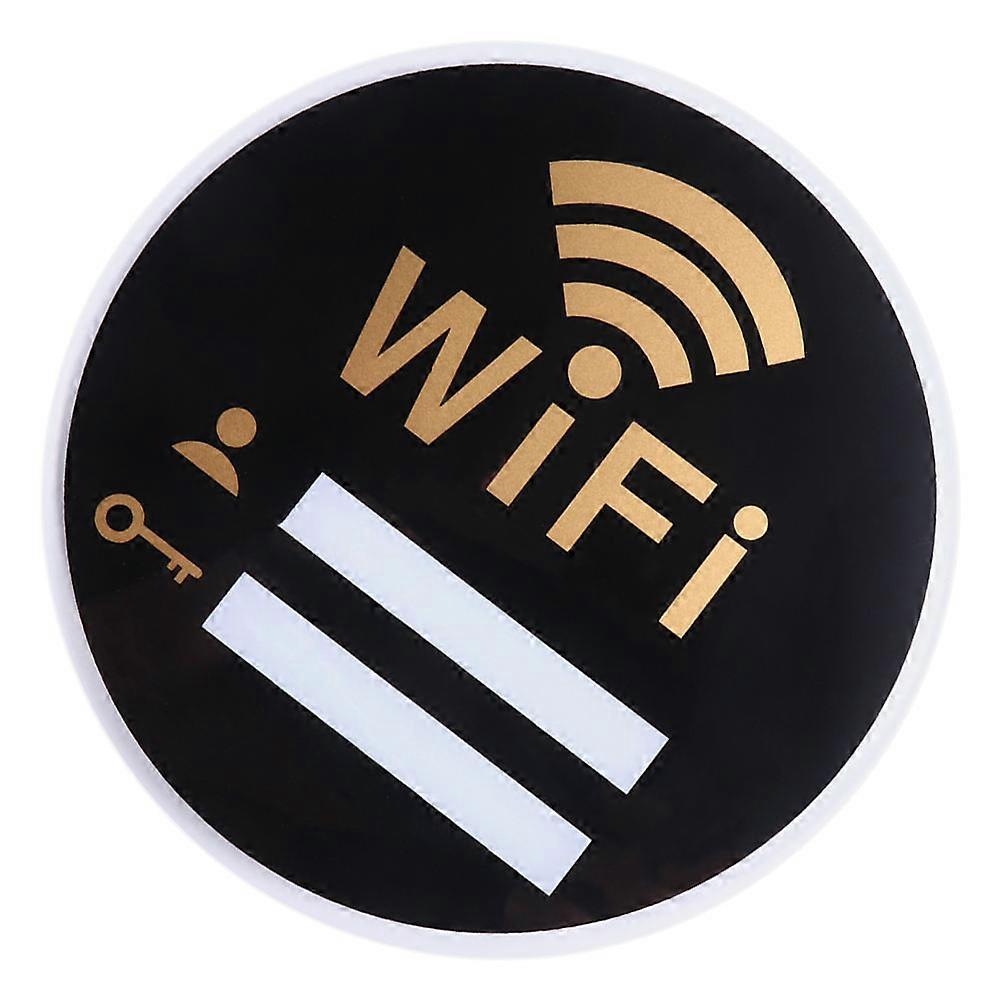 Network Coverage Acrylic WiFi Password Sign for Wall 3Pcs