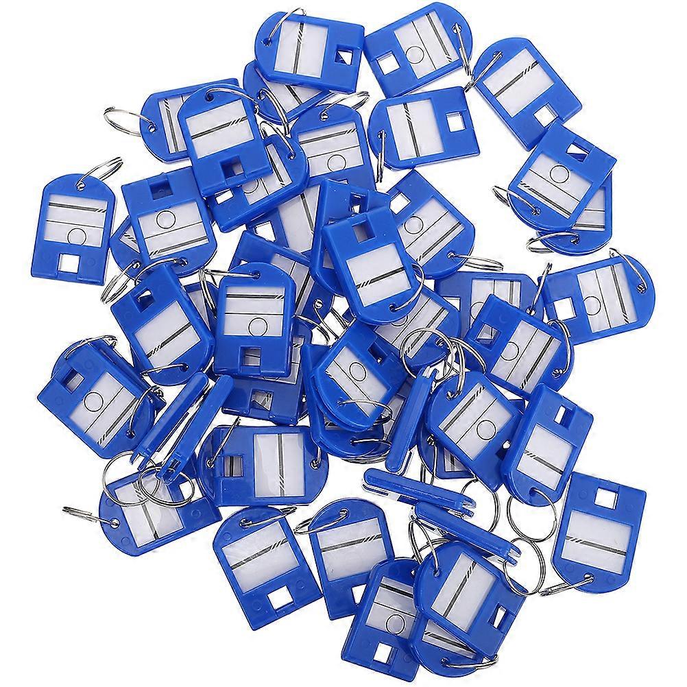 105Pcs Blue Key Classification Tags with Numbered Labels for Use