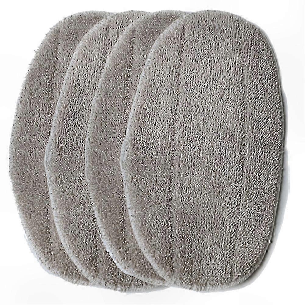 4-Pack Microfiber Cleaning Pads, Replacement Mop Covers for Steam Mops