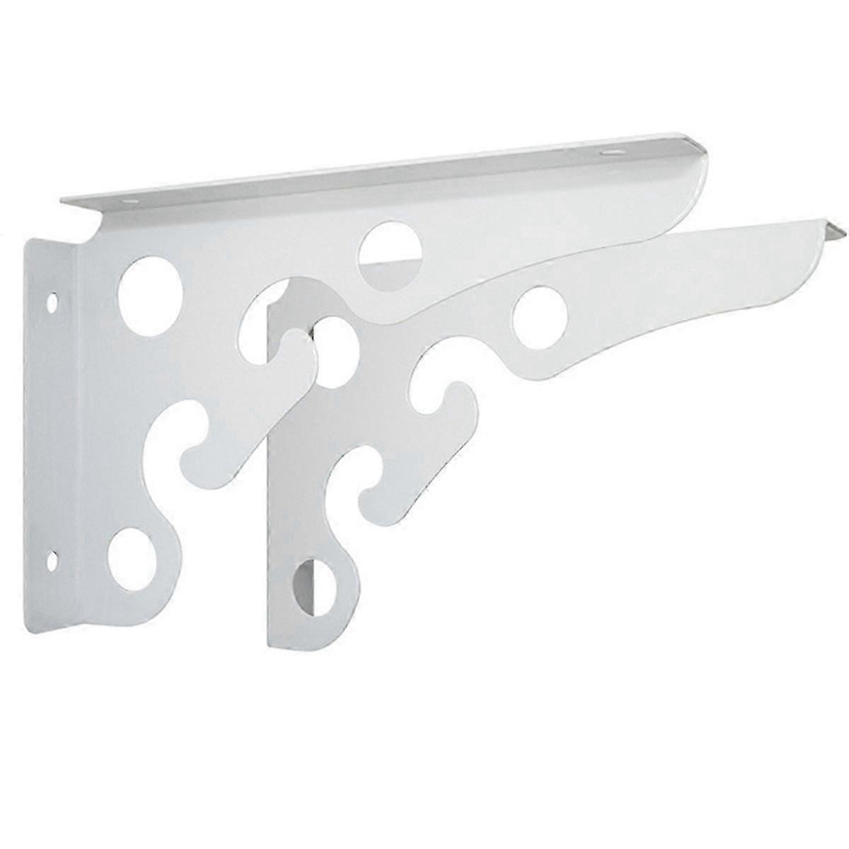 2PC Triangle Folding Angle Bracket Heavy Duty Adjustable Wall Mounted compatible with Bench Table Shelf DIY Hard