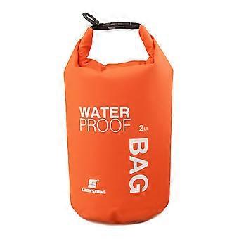 5L orange tørre tasker, lette kanotasker, opbevaringstasker, vandtæt taske med lang justerbar skulderrem, rafting, svømning, sejlsport, surfing
