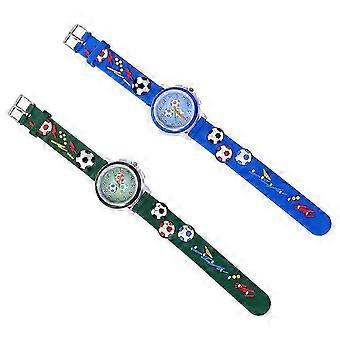 3D Watch for Kids Creative Three-Dimensional Wrist Watch Cute Cartoon 2Pcs