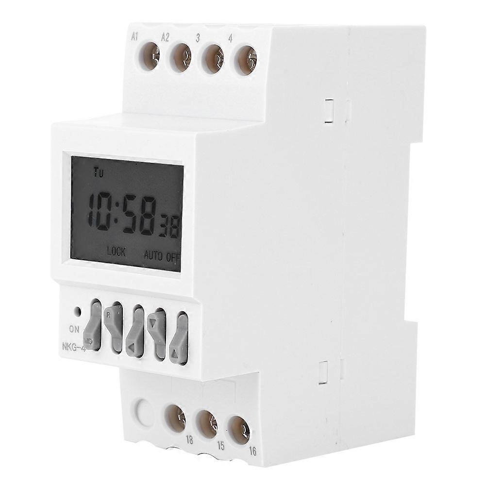 NKG-4 Programmable Timer Switch Din Rail Timing Control Switch AC220V 3A