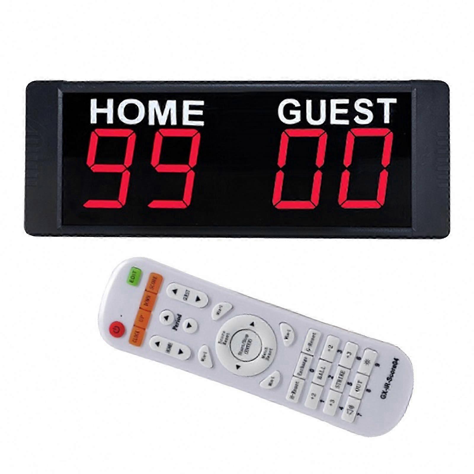 Digital Scoreboard Timer for Wrestling with Stopwatch and Counting Clock Functionality