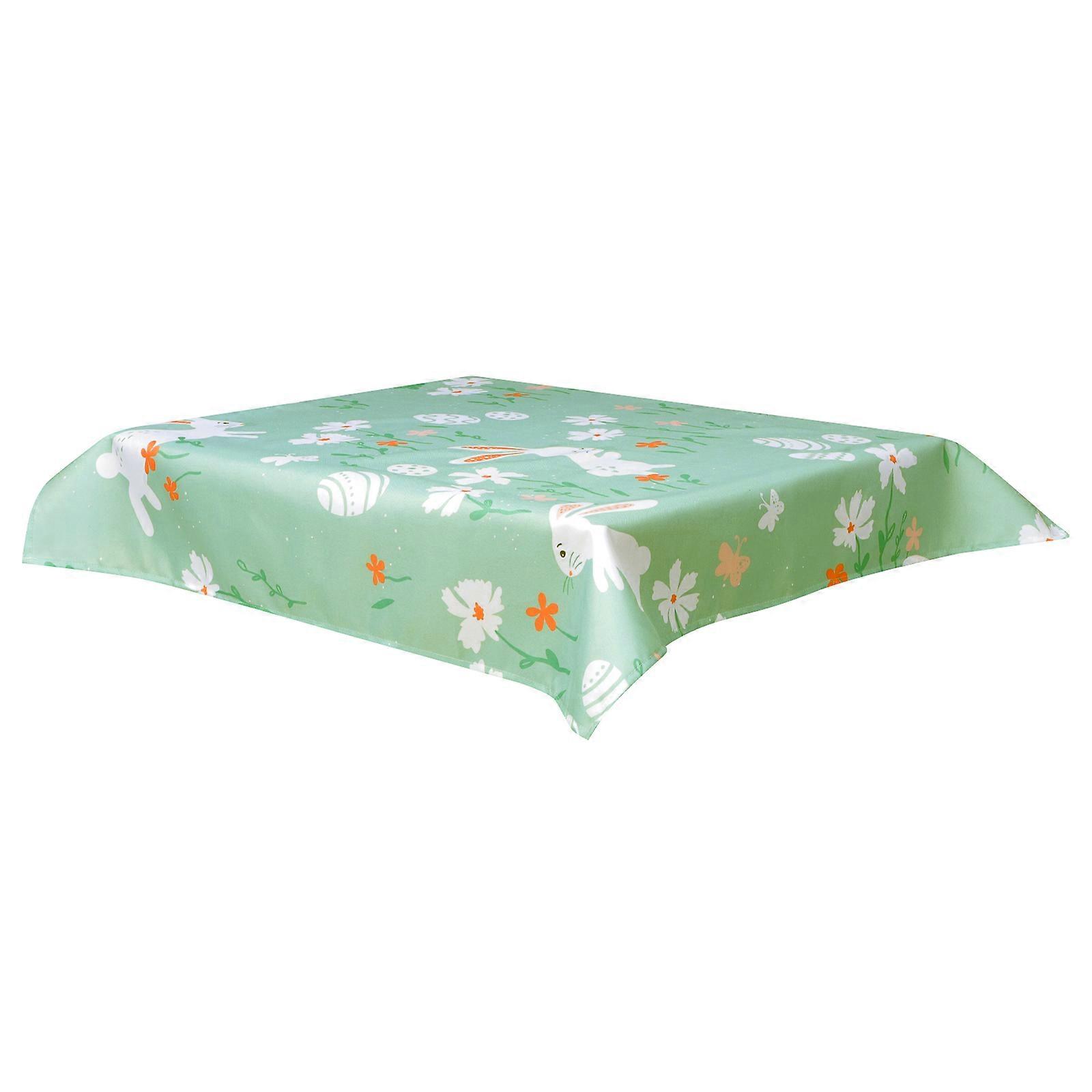 Easter Theme Ornamental Table Cloth Water-proof Durable Easter Party Use Table Cloth