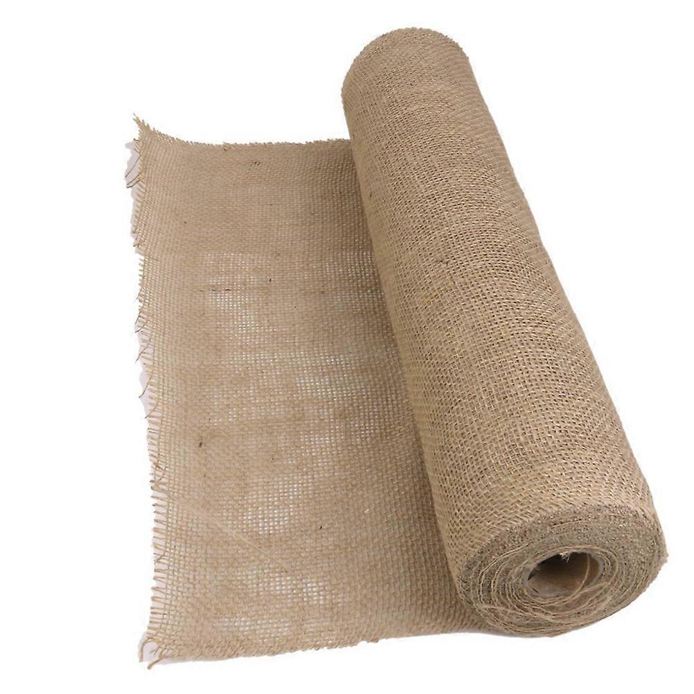 Burlap Table Runner Rustic Hessian Table Cover for Wedding Decor 10M