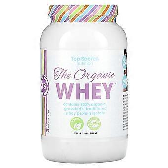 Top Secret Nutrition, The Organic Whey, Chocolate Fudge Milkshake, 2 lb (907 g)