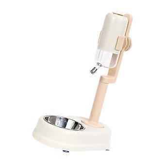 Multifunctional Vertical Drinking Water Feeders Dog Automatic Hanging Water Dispenser Pet Cats Dog Bowl Pet Supplies  White