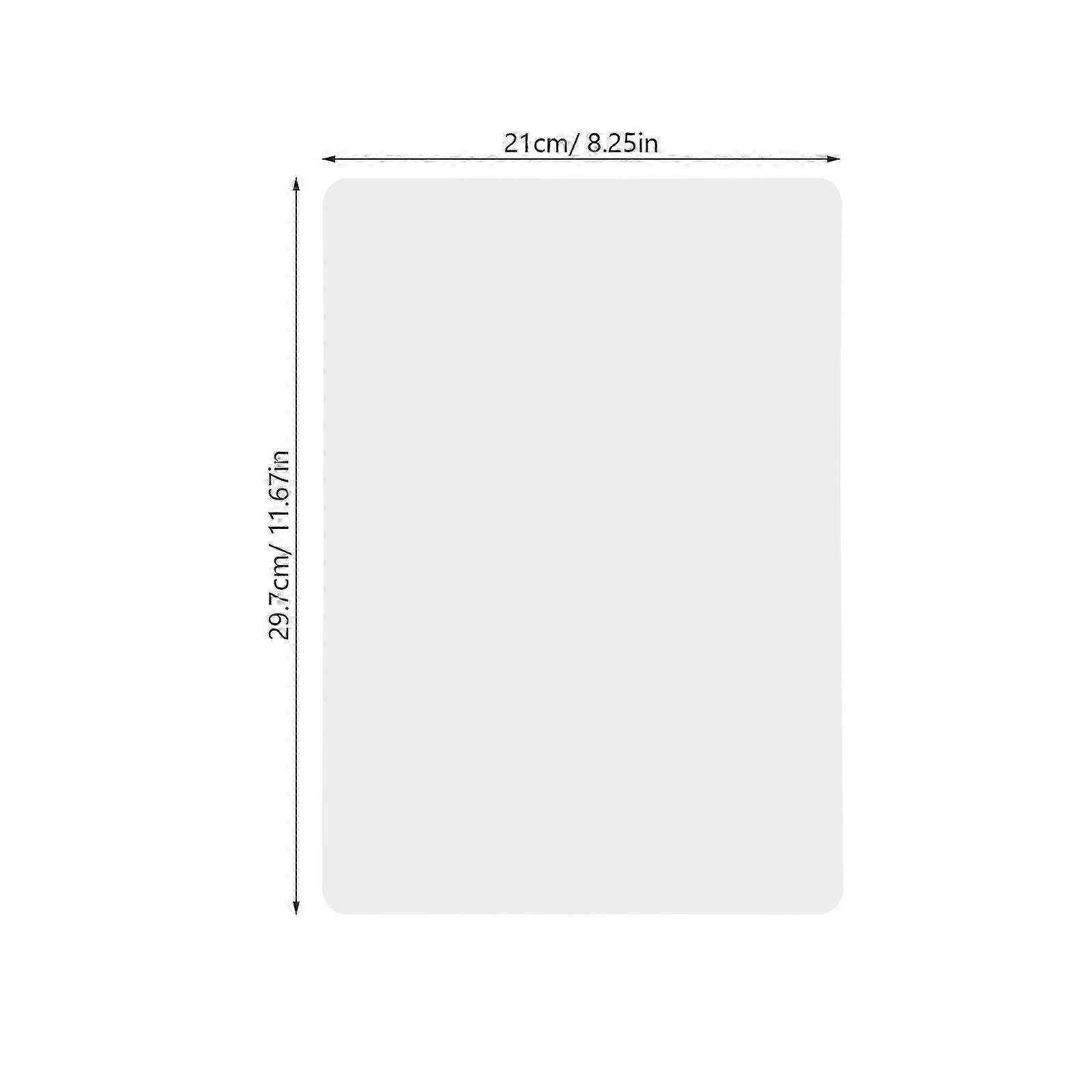 Multi-Function Erasable Writing Sheet Whiteboard for Writing 2Pcs Plastic