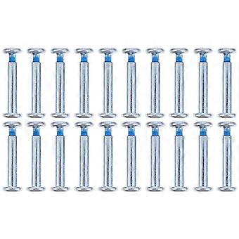 20pcs Inline Skate Screws Skating Wheel Screws Hexagonal Socket Screws