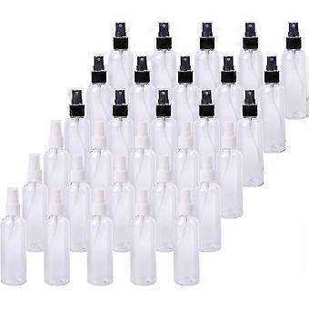 Hervulbare doorzichtige spuitfles - 30 x 100ml verstuiver - leeg