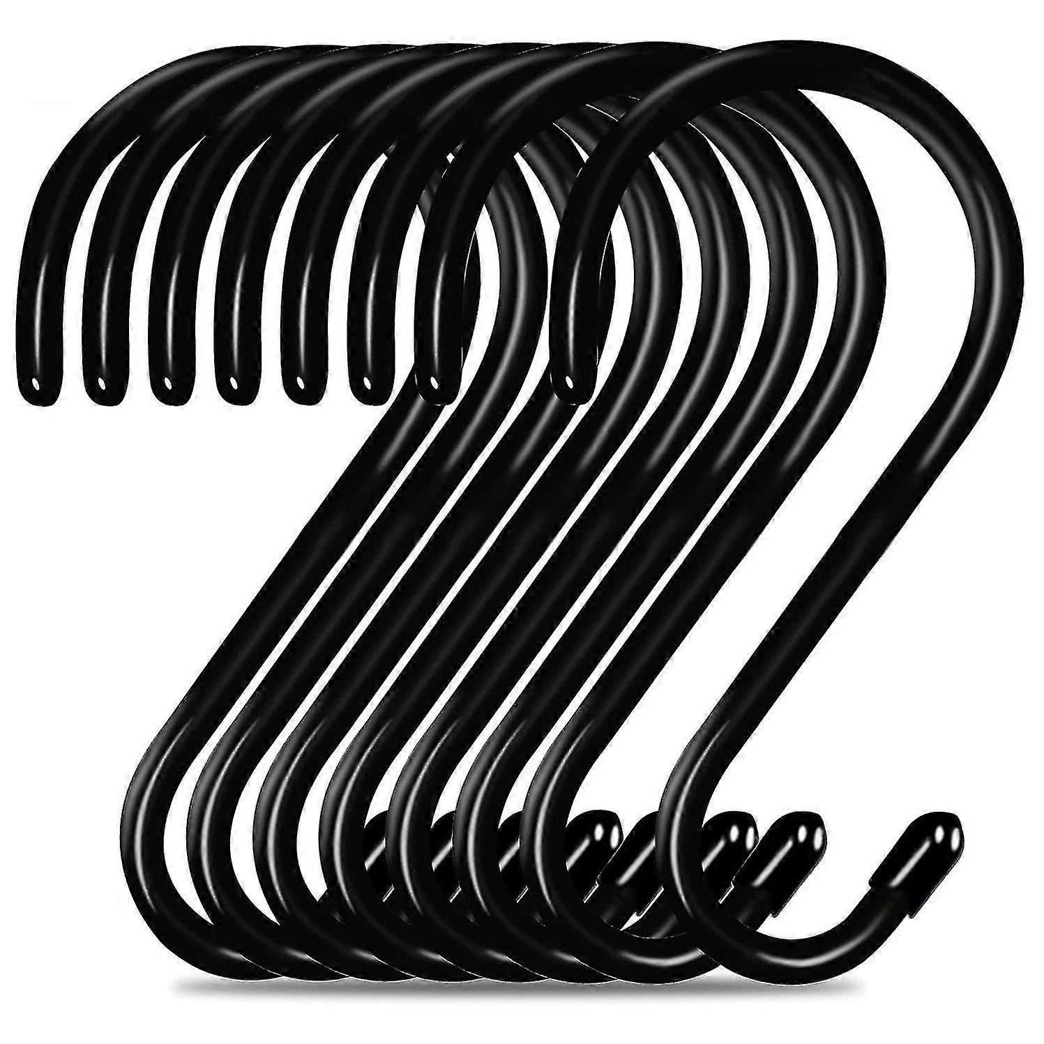 16 Pack 6 Inch Solid Large S Hooks For Hanging Clothes Plants Tools