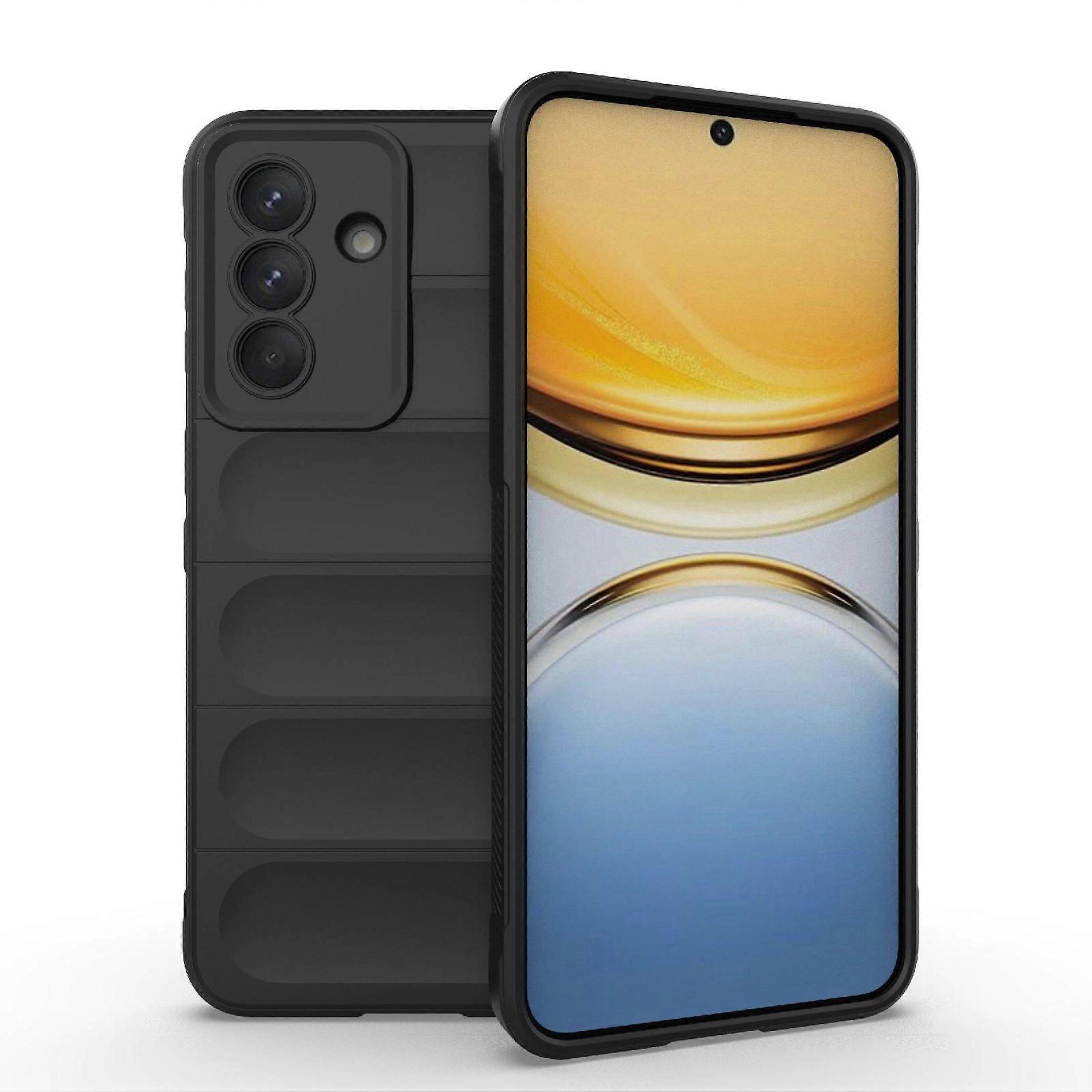 Shockproof phone case for Samsung Galaxy A57 5G Magic Shield camera protector, black