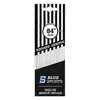 Blue Sports Referee Pro Waxed Shoelaces