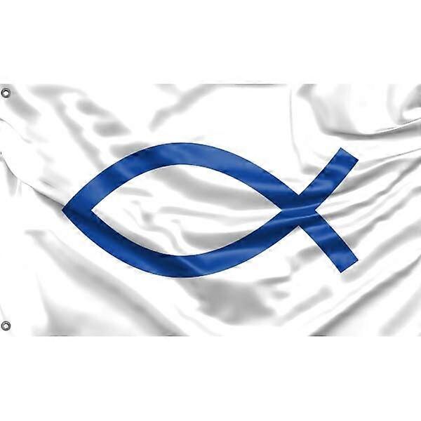 Christian Fish Flag OLM-179