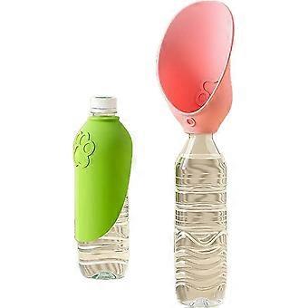 Silicone Dog Water Bottle Adapter Silicone Bottle Adapter Leak Proof Pet Water Dispenser Cap Portable Drinking Bowl For Outdoor Walking Hiking -wsx
