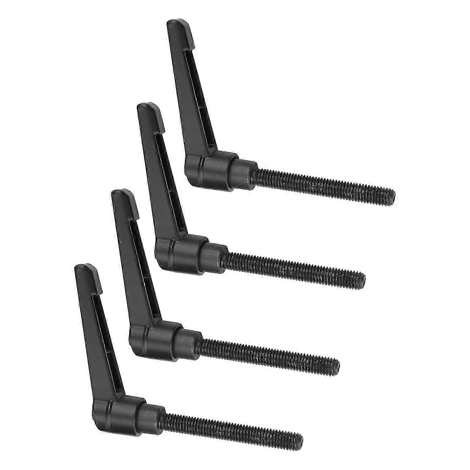 4PCS Metal Machine Knobs Adjustable Fixing Handle M8 Male Thread (32mm)
