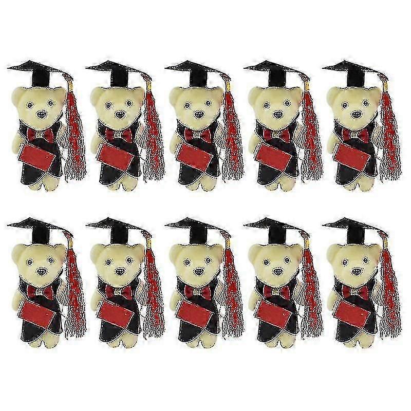 10pcs Adorable Graduation Bear Dolls