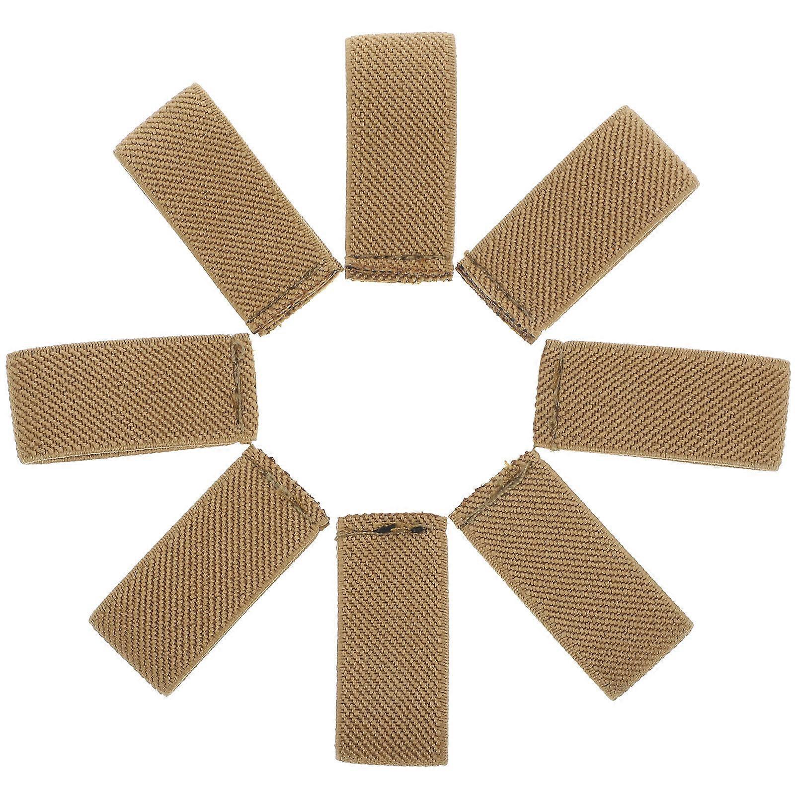 8pcs Elastic Belt Keepers Backpack Straps Holders Webbing Strap Nylon Loop Retainers