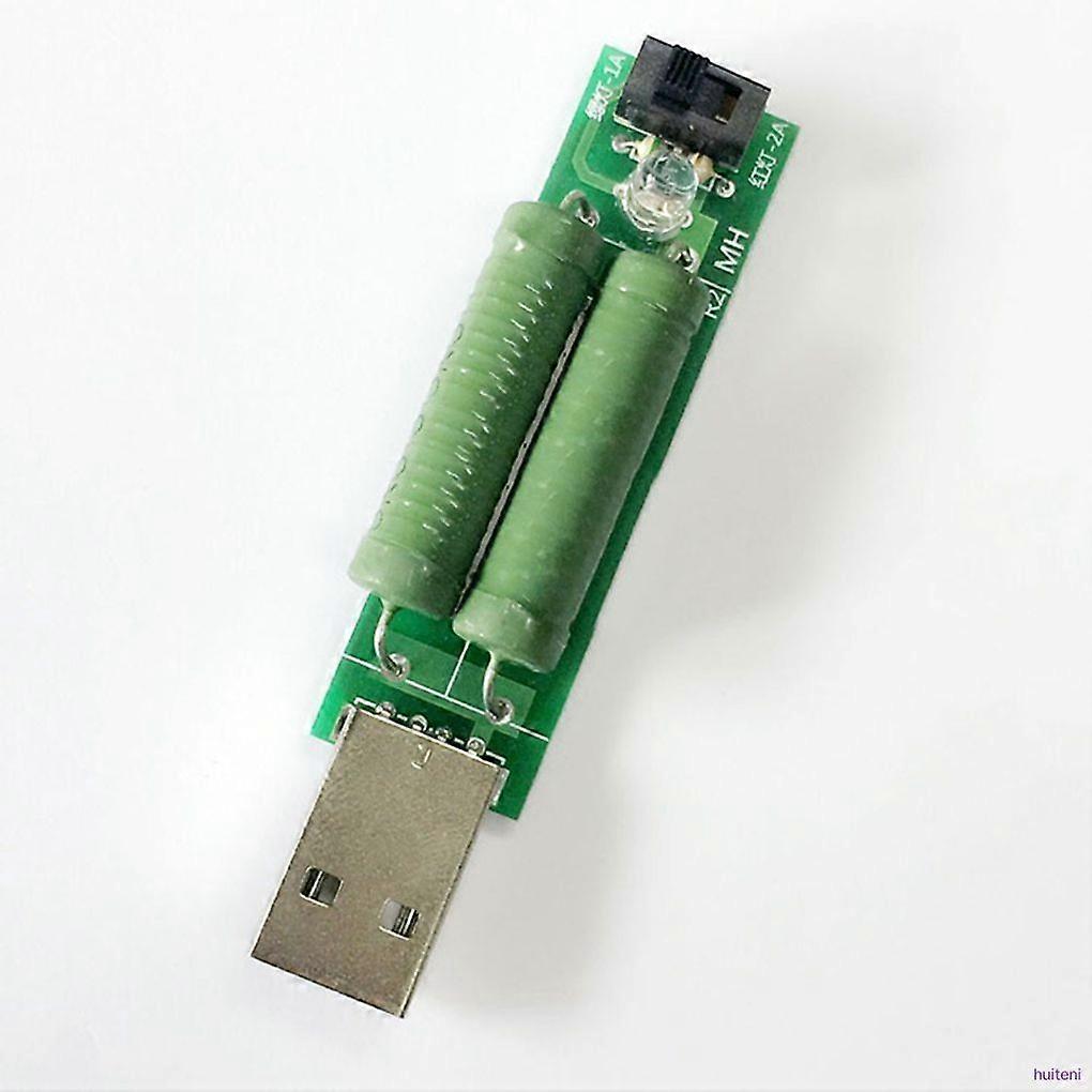 USB discharge interface load resistor with switch 2A 1A USB power adapter