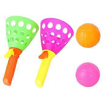 Launcher Ball Game Set for Kids Launch and Catch Balls with 6 Balls