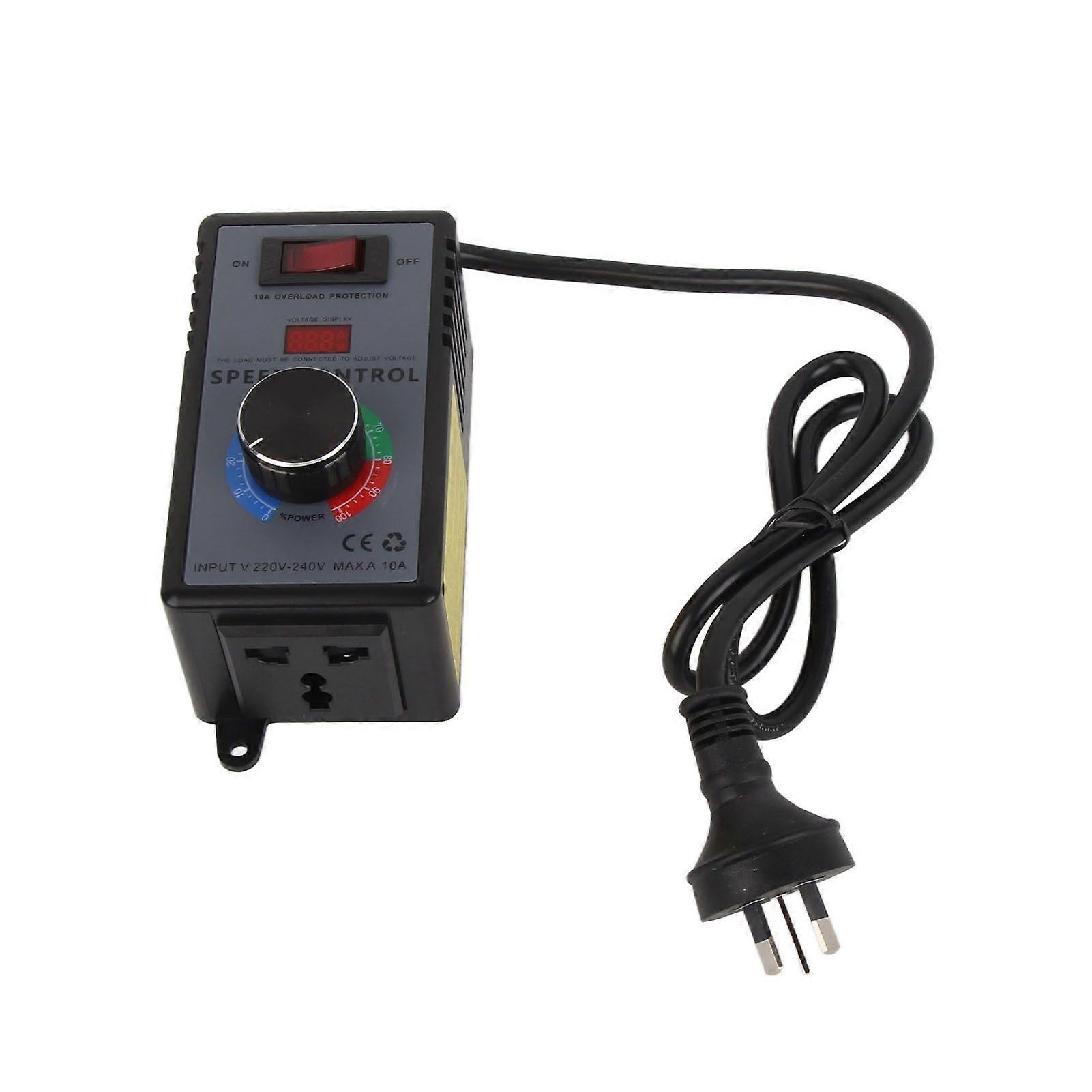 Motor Speed Controller 0 Output Variable Fan Speed Regulator with Overload Protection
