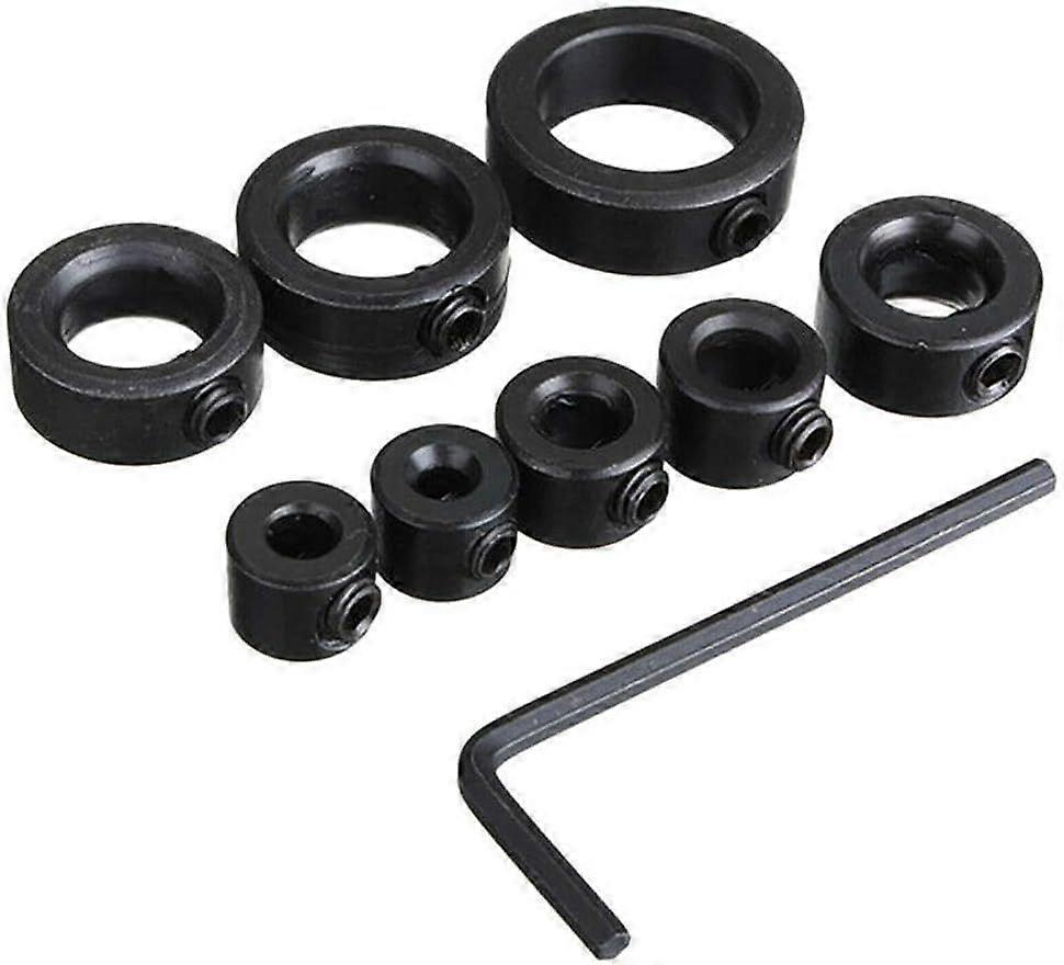 Depth Stop, Drilling Depth Stops, Depth Stop Collars, 8 pcs Depth Stop Collars