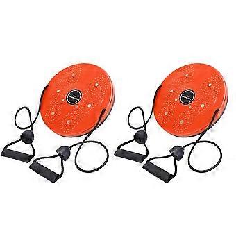 Twister Magnet Waist Twisting Disc Fitness Balance Board Oranje