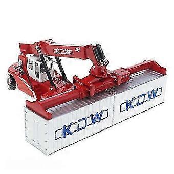 Realistic 1/50 Scale Container Reach Stacker Model, Engineering Vehicle Toy for Collectors