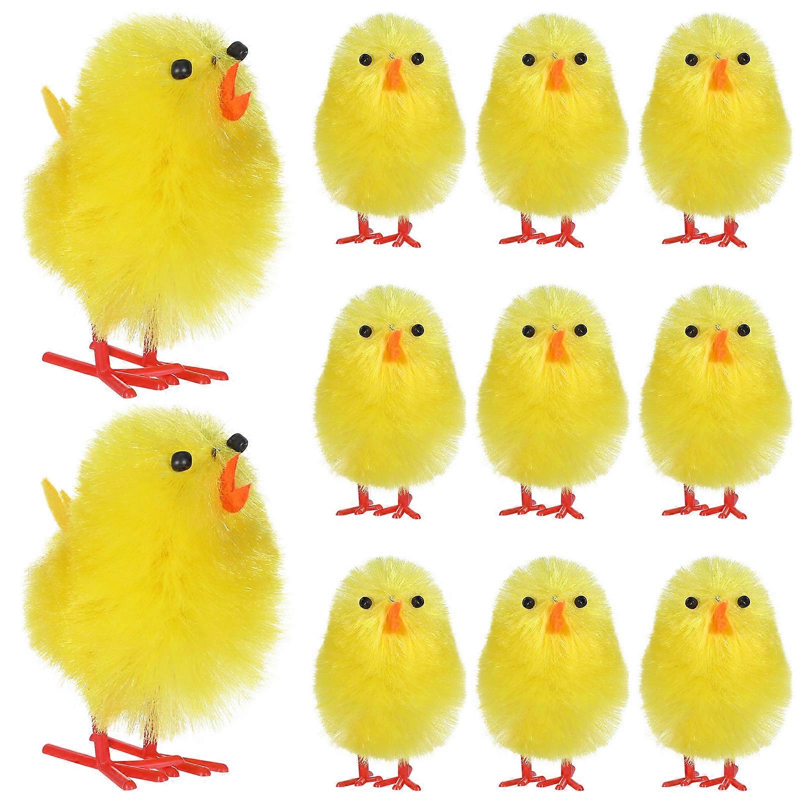 36pcs Mini Easter Chicken Easter Chicken Easter Scene Decoration Party Supply