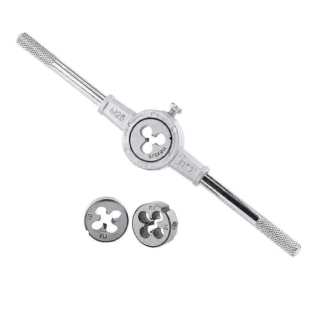 11PCS Screw & Die Set M6-M12 Coarse Thread Cutting Tool Kit