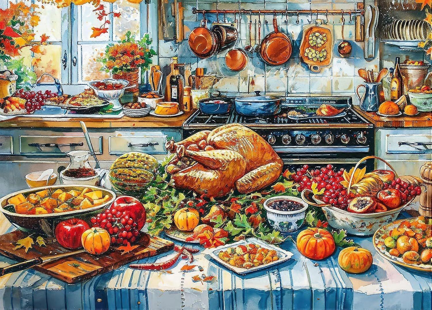 Thanksgiving-dinerpuzzel CYQL-176