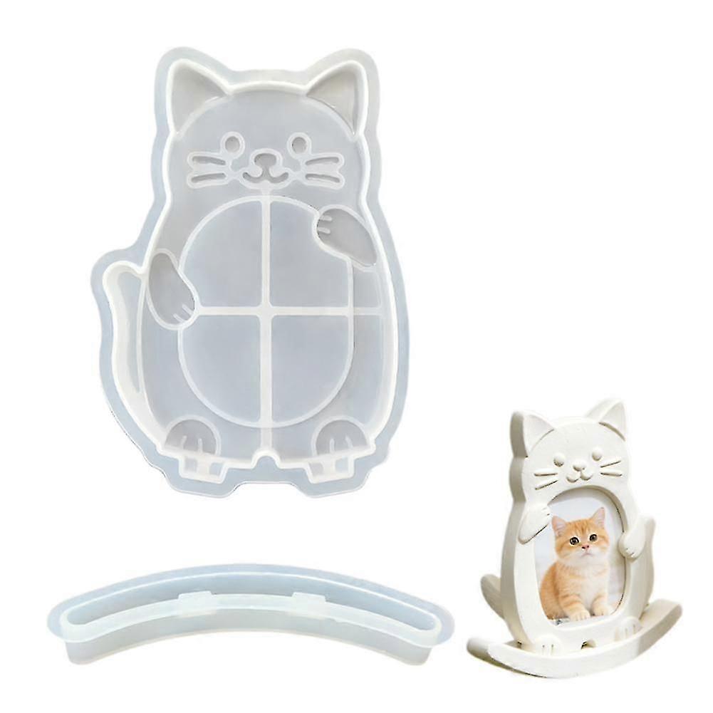 Photo Frame Mold Creative Splicing Design Versatile Resin Casting Tool nte